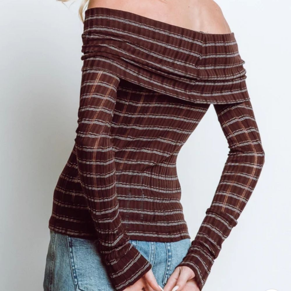 NWT FREE PEOPLE Snowbunny Rib Top in Grapevine L Large - Picture 4 of 12